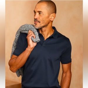 NWOT Men’s Banana Republic  Cotton Luxe Touch Polo | Size L